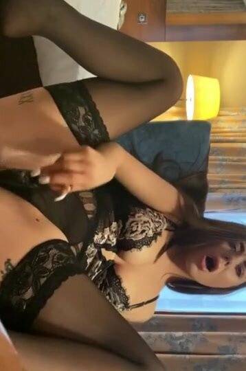 Onlyfans girl has fun alone in hotel room on leakfanatic.com