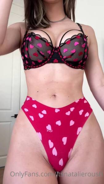 Natalie Roush Nude Valentines Panties Haul Onlyfans Video Leaked on leakfanatic.com