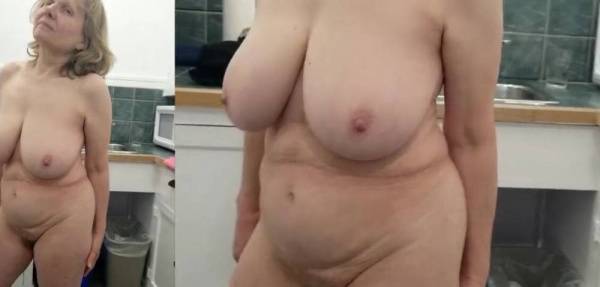 Sexy Grandma has the best body in town on leakfanatic.com