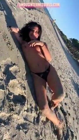 Nathalie Andreani Nude Video MILF Public on leakfanatic.com