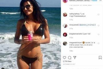 Nathalie Andreani Nude Video MILF Public on leakfanatic.com