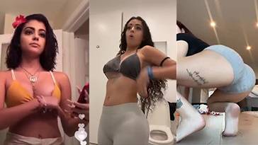 Malu Trevejo Nipple Slip Twerking  Live Video on leakfanatic.com