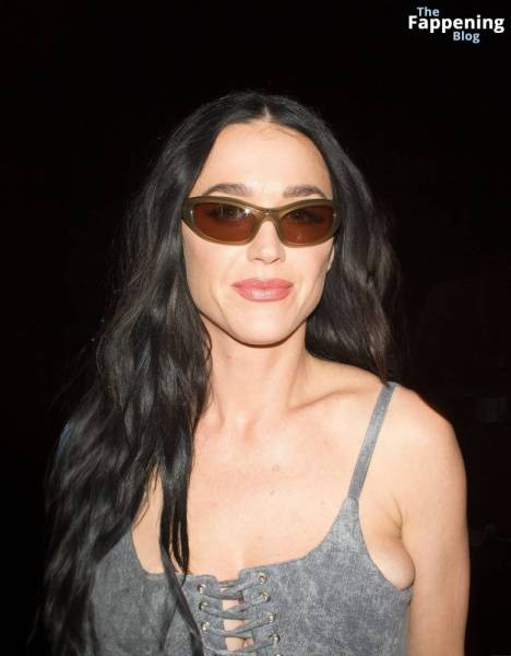 Braless Katy Perry Leaves Crillon Hotel For Dinner in Paris (120 Photos) on leakfanatic.com
