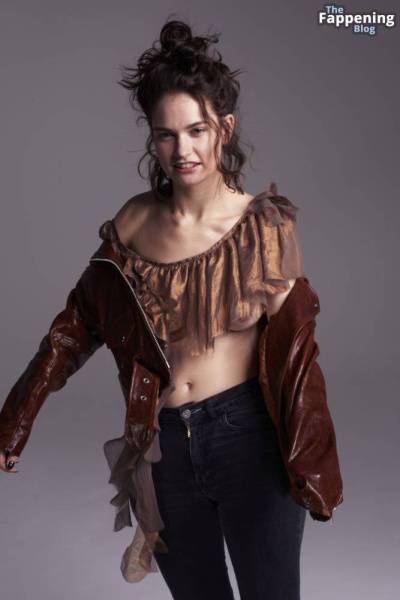 Lily James Nude & Sexy – Glamour Magazine (45 Outtake Photos) on leakfanatic.com