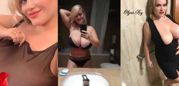 Olyria Roy Showing Huge Tits OnlyFans Insta Leaked Videos on leakfanatic.com