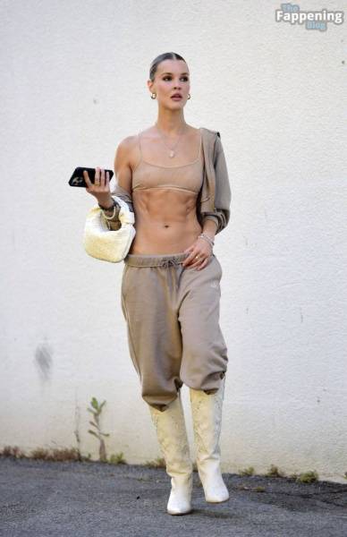 Joy Corrigan Shows Off Her Incredible Abs After a Workout in Beverly Hills (18 Photos) on leakfanatic.com