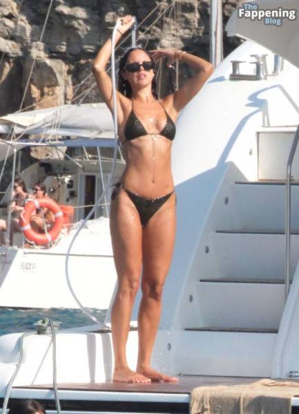 Eiza González Shows Off Her Sexy Bikini Body on a Luxurious Yacht in Ibiza (24 Photos) on leakfanatic.com