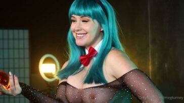 Meg Turney Nude Bulma Cosplay Onlyfans Video on leakfanatic.com