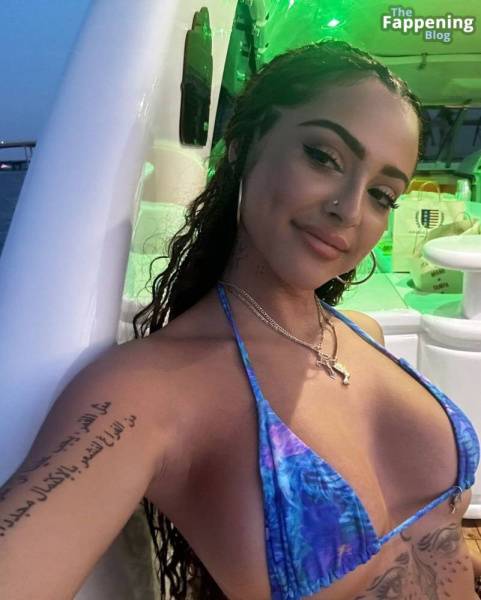 Malu Trevejo Displays Her Sexy Boobs in a Bikini (8 Photos) on leakfanatic.com