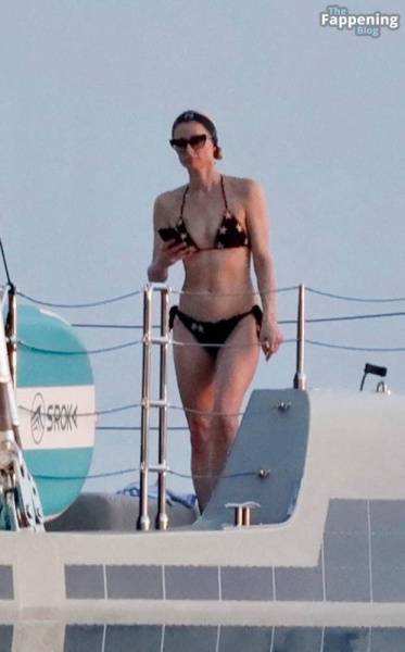 Paris Hilton Enjoys a Summer Break on a Luxury Yacht in Saint Tropez (53 Photos) on leakfanatic.com