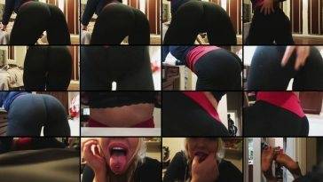 Tara Babcock Black Leggings (1 vid) on leakfanatic.com