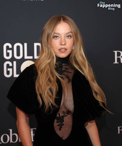 Sydney Sweeney Shows Off Her Sexy Breasts at The Road to the Golden Globes Party (42 Photos) on leakfanatic.com