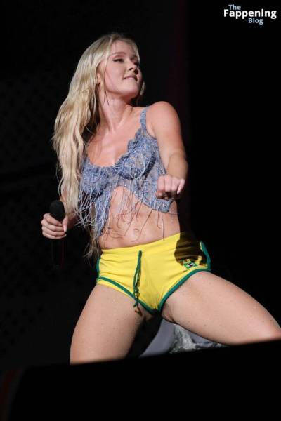 Zara Larsson Shows Off Her Goods as She Performs on Stage in Brazil (39 Photos) - Brazil on leakfanatic.com