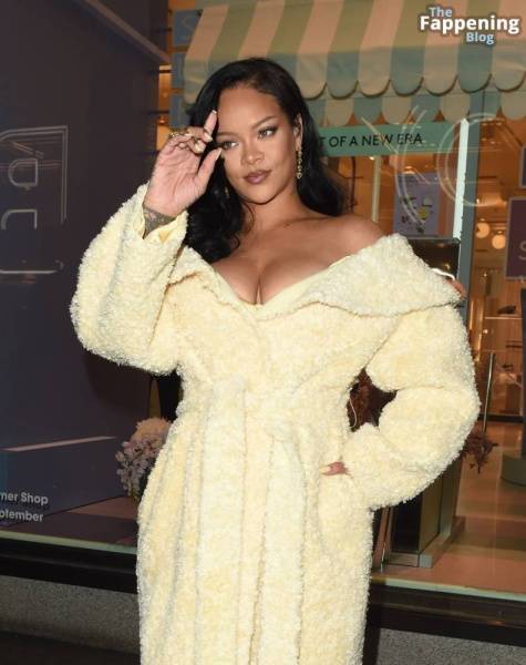 Rihanna Shows Off Nice Cleavage at the Fenty Hair Launch (114 Photos) - Britain on leakfanatic.com